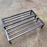 Kệ sắt: Dài 70cm - Rộng (15-25) - Cao (10-20)cm, Thép 16x16mm mạ kẽm sơn màu, kệ để chậu hoa cây cảnh, giá kê chậu cây