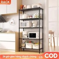 Kệ sắt đựng đồ Có thể chịu được 500kg Kệ để đồ 3/4/5 Tầng Kệ siêu thị