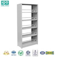 Kệ Sắt, Giá Sách Thư Viện 1 Khoang 2 Mặt GS03-1
