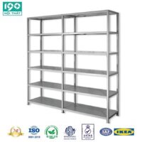 Kệ Sắt, Giá Sách Thư Viện 2 Khoang GS01-2