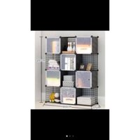 Kệ sắt - kệ sách - 12 ngăn