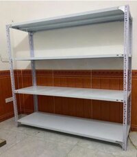 Kệ sắt lỗ 4 sàn, cao 2m, dài 1.2m, Rộng 40cm, tải trọng 80kg/sàn, Mã SP: RV4-12040.200H80A