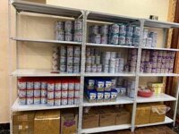 Kệ sắt lỗ V lỗ 5 tầng - Kệ sắt 5 tầng