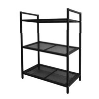 Kệ sắt mặt lưới 3 tầng KNB-03-00 để đồ đa năng nhà bếp