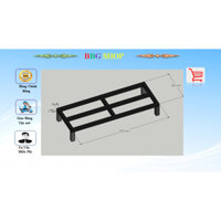 Kệ sắt (sơn đen) 80x30 cm,để đồ,kệ chậu hoa ban công,kệ trồng rau,Hộp 25-Nội Thất BBG