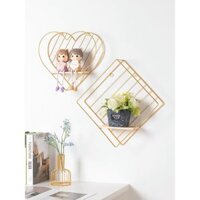 kệ sắt treo tường Decor hình trái tim