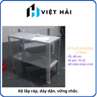 KỆ SẮT Trưng Bày 2 tầng: Rộng 0.3m x Dài 1.2m - tại Việt Hải Shop | Chứa Đồ Dùng Gia Đình