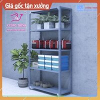 Kệ sắt trưng bày, cao 2m,ngang 1m, rộng 40cm, 5 tầng Kệ sắt V lỗ