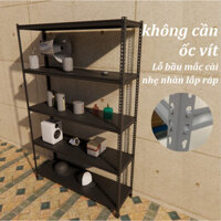 Kệ sắt V để đồ nhà bếp , phòng khách không sử dụng ốc vít,Kệ sắt V gài nội thất decor đa năng