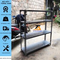 Kệ sắt v lỗ 4 tầng Cao 1.2m x Dài 1m x Rộng 30