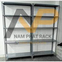 Kệ Sắt V Lỗ 5 tầng: Cao 2m, dài 1m, rộng 0.3m