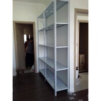 Kệ sắt v lỗ 5 tầng Cao2m x rộng0.4m xdài1m