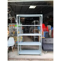 Kệ sắt v lỗ 5 tầng D120 R40 C200cm (Đã lắp ráp)