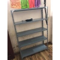 Kệ sắt v lỗ 5 tầng : Dài 1m x rộng 30cm x cao 1m5