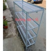 Kệ sắt v lỗ 5 tầng Rộng 50cm x Dài 1m x cao 2m.kệ sắt trưng bày cây cảnh sen đá .để đồ đa năng
