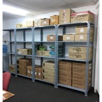 Kệ sắt V lỗ: Cao 1.5m, dài 0.8m, rộng 0.5m, 4 sàn