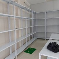 Kệ sắt V lỗ Cao 2m, rộng 0,3m, dài 1m, 5 sàn