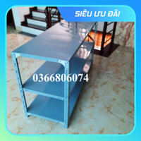 Kệ sắt v lỗ đa năng 3 tầng cao 1m x dài 0,8m x rộng 0,3m