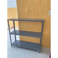 Kệ sắt v lỗ đa năng 3 tầng: Dài 80 Rộng 30 Cao 1m