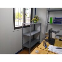 Kệ sắt v lỗ đa năng 3 tầng: Dài 1m Rộng 30 cao 1m