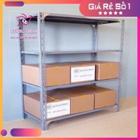 Kệ Sắt V Lỗ Đa Năng Dài 0,8 m x Rộng 0,5m x Cao 1m-1,2m-1,5m-2m - 3,4,5,6 Tầng