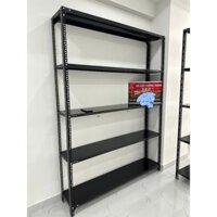 Kệ Sắt V Lỗ Đa Năng Dài 1,5 m x Rộng 0,3m x Cao 1,5m-2m. màu TRắng - Đen – Lắp Ghép đa năng
