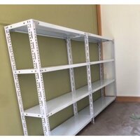 Kệ Sắt V Lỗ Đa Năng R40xD100xC150X4 tấm - kệ sắt lắp ghép đa năng Kệ Việt