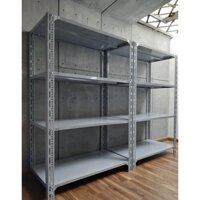 kệ sắt v lỗ dài 1m cao 1,5m 4 tầng