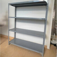 Kệ sắt V lỗ để hàng 4 tầng cao 1m5 dài 1m rộng 30cm