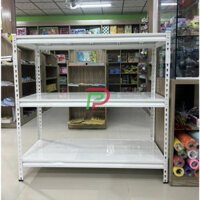 Kệ Sắt V Lỗ, Kệ Sắt Đa Năng 3 Tầng Làm Kệ Để Hàng, Để Đồ - Kệ Sắt Mâm Tôn D1000xR500xC1000