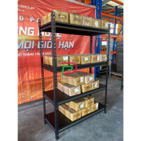 Kệ Sắt V Lỗ, Kệ Sắt Đa Năng 4 Tầng Làm Kệ Để Hàng, Để Đồ - Kệ Sắt Mâm Tôn D1200xR500xC2000