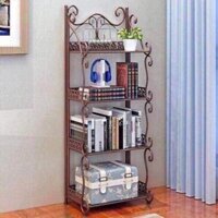KỆ SẮT VUÔNG 4 TẦNG HOA VĂN SƠN PHUN TĨNH ĐIỆN