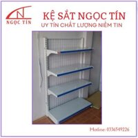 Kệ Siêu Thị Đơn Cao 1.5m Dài 0.7m 4 Tầng