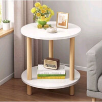 kệ tab đầu giường 2 tầng tròn đường kính 40cm