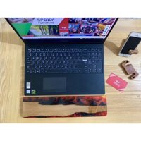 Kê tay bàn phím gỗ kết hợp Epoxy Resin - Khắc lazer theo yêu cầu