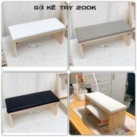Kê tay gỗ làm móng