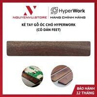 Kê tay gỗ Óc Chó HyperWork Có dán feet - Hàng Chính Hãng - 30cm