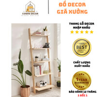 Kệ thang gỗ / Kệ thang Decor trang trí nhà cửa