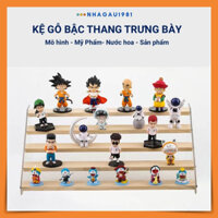 Kệ Thang Gỗ Trưng Bày Mô Hình Nước Hoa Sản Phẩm Giá Trưng Bày Sản Phẩm Nhiều Tầng Shop Nhagau1981