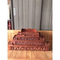 Kệ Thờ Gỗ Xoan Đào Treo Tường ( 40 & 60 & 80 )