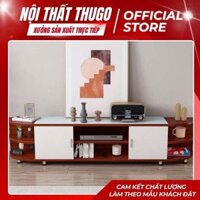 Kệ tivi cho phòng khách 💥CAO CẤP 💥 Kệ phòng ngủ gỗ MDF lõi xanh chống ẩm nhập khẩu Thái Lan KTS-008