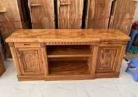 Kệ Tivi Cổ Điển Hiện Đại Gỗ Hương Xám TT-KTV143