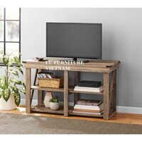 Kệ Tivi Console gỗ tràm Lawson màu xám KT: D114cm x S48cm x C66cm