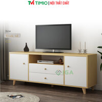 Kệ tivi để sàn 4 ngăn tủ gỗ MDF phủ melamin cao cấp TIMIO - TP142