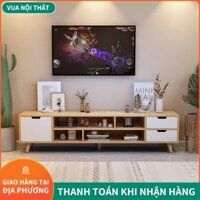 Kệ TiVi Gỗ Đa Năng Decor Phòng Khách Phòng Ngủ Kệ Tủ Gỗ Nhiều Ngăn Kéo Tiện Lợi Kệ Tủ TV