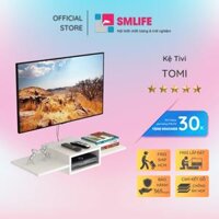Kệ Tivi gỗ hiện đại SMLIFE Tomi  Gỗ MDF dày 17mm chống ẩm  D100xR25xC15cm