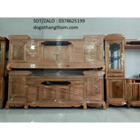kệ tivi gỗ sồi 2m phòng khách