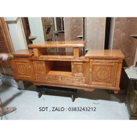 kệ tivi gỗ sồi 2m phòng khách