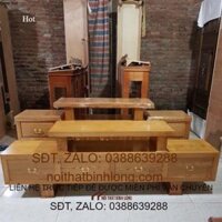 Kệ tivi gỗ sồi 2m