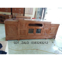 kệ tivi gỗ xoan đào 2m,2m2,2m4 phòng khách